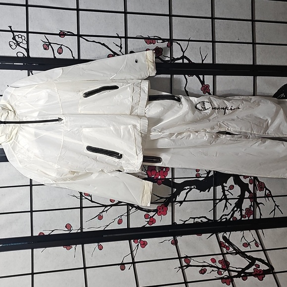 Champion Tracksuit Cocoa Butter Jacket And Pants Large New - Picture 4 of 14